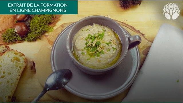 Recette de crème de cèpes et châtaignes